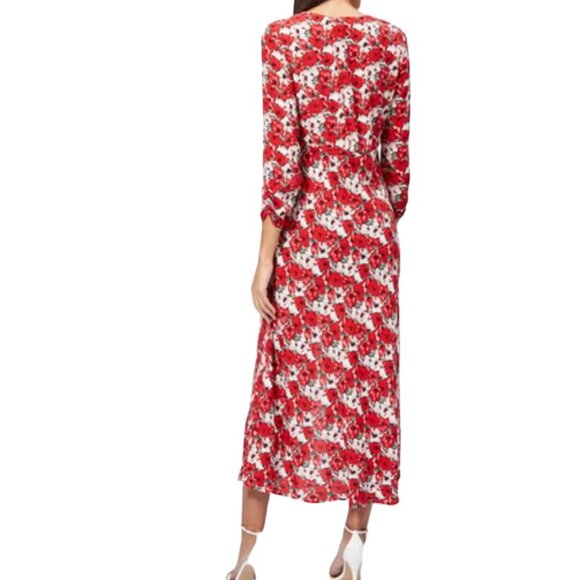 RIXO London Katie Diana Floral Midi Dress Medium - Picture 3 of 8